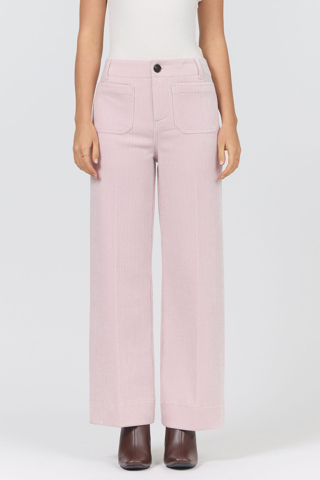 Dear John Audrey Corduroy Wide Leg in Pale Lilac