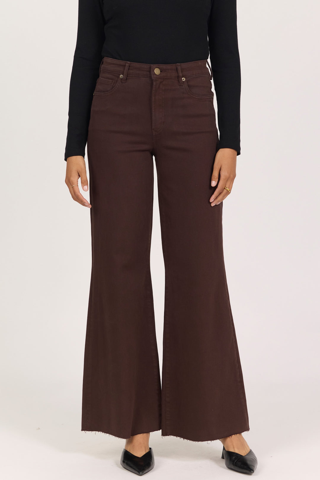 Dear John Fiona High Rise Dark Oak Brown Jean
