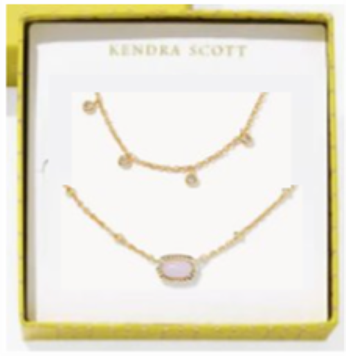 Kendra Scott Mini Elisa and Amelia Chain Necklace Gold Gift Set