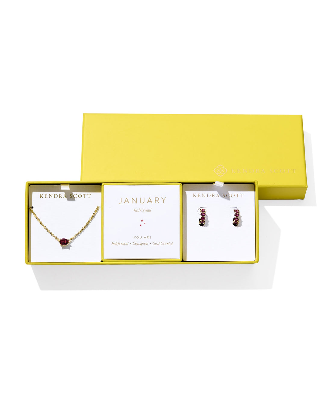 Kendra Scott Cailin Gold Birthstone Gift Set- January