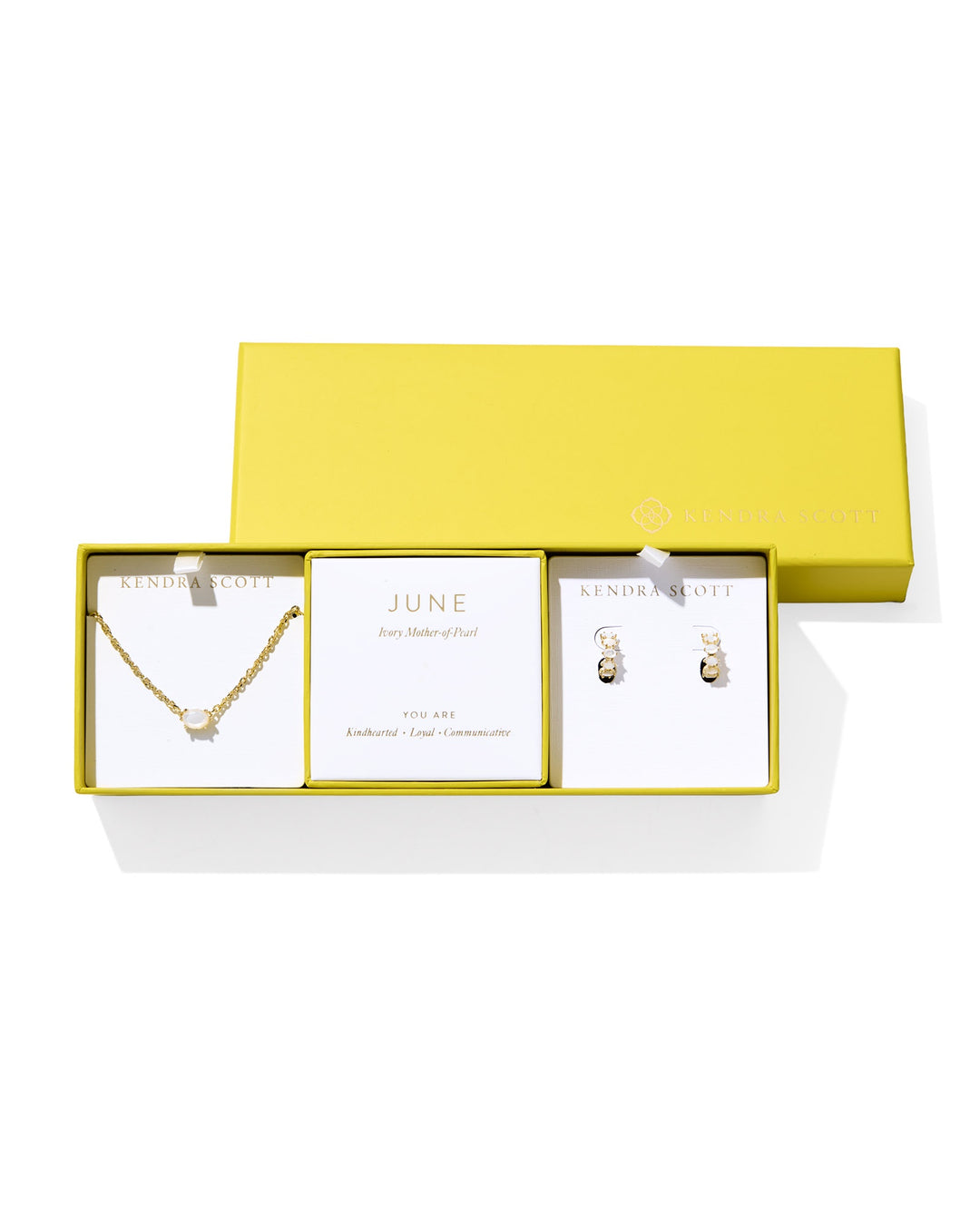 Kendra Scott Cailin Gold Birthstone Gift Set- June
