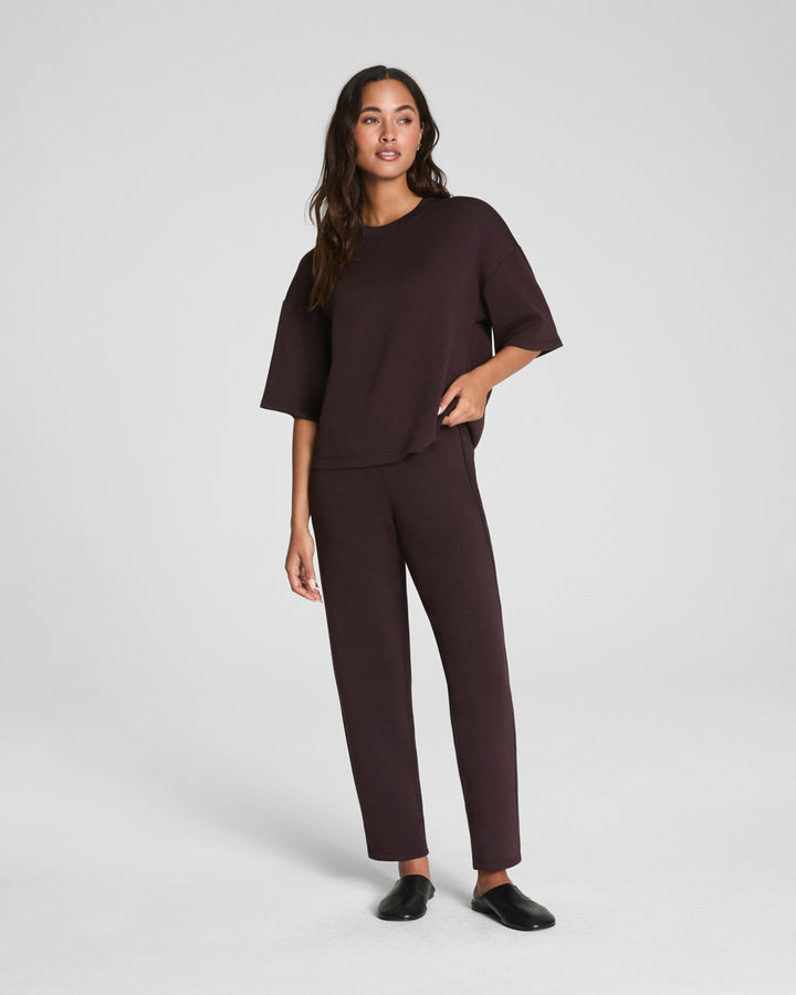 SPANX AirEssentials® Slim Straight Pant in Truffle Brown