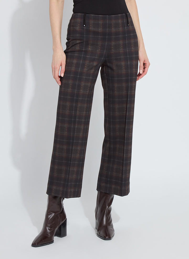Lysse Livia Crop Pant in Dublin Plaid