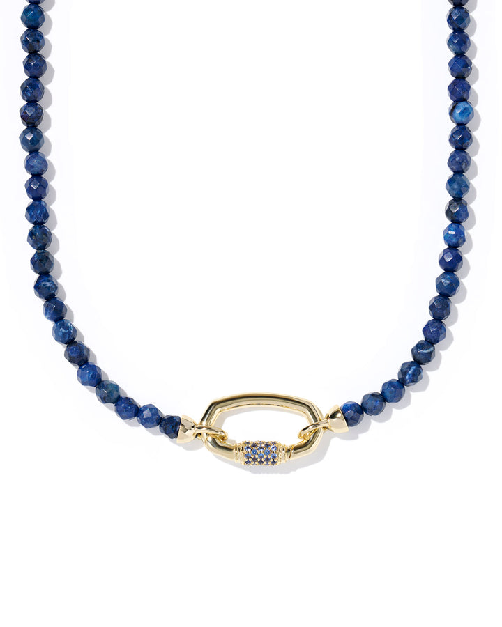 Kendra Scott Emery Beaded Strand Necklace in Dark Blue Quartz
