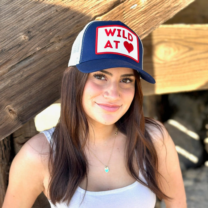 Wild at Heart Trucker in Navy