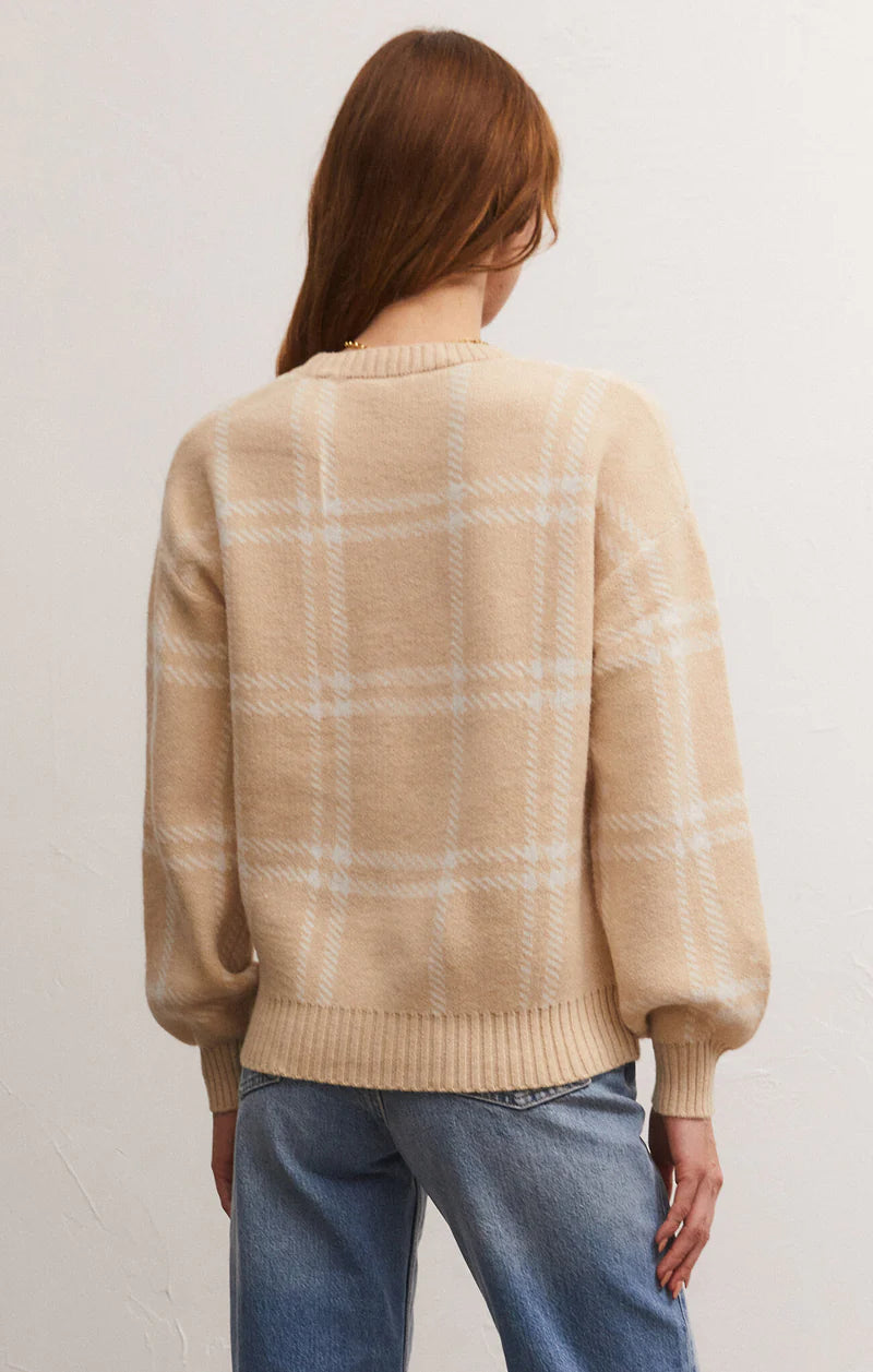 Z Supply Jolene Plaid Sweater