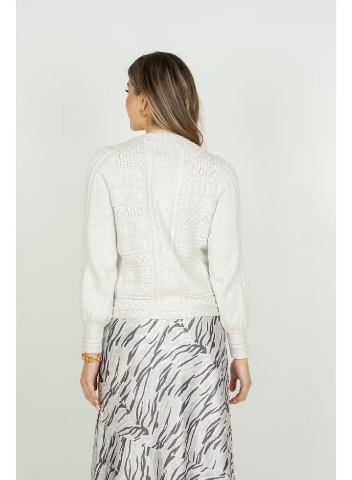Emily McCarthy Chloe Cardigan in Carrara