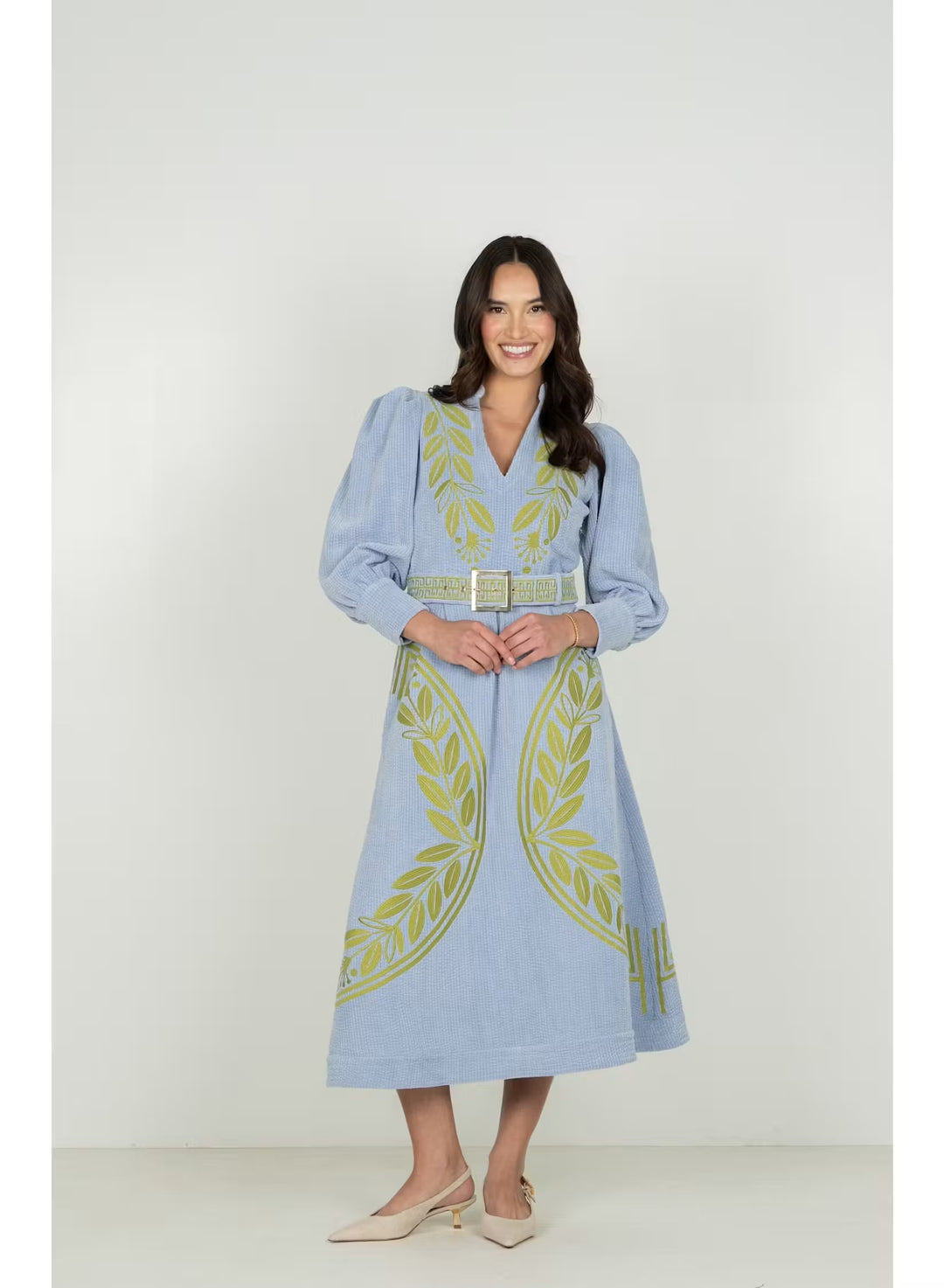 Emily McCarthy Valentina Dress in Blu