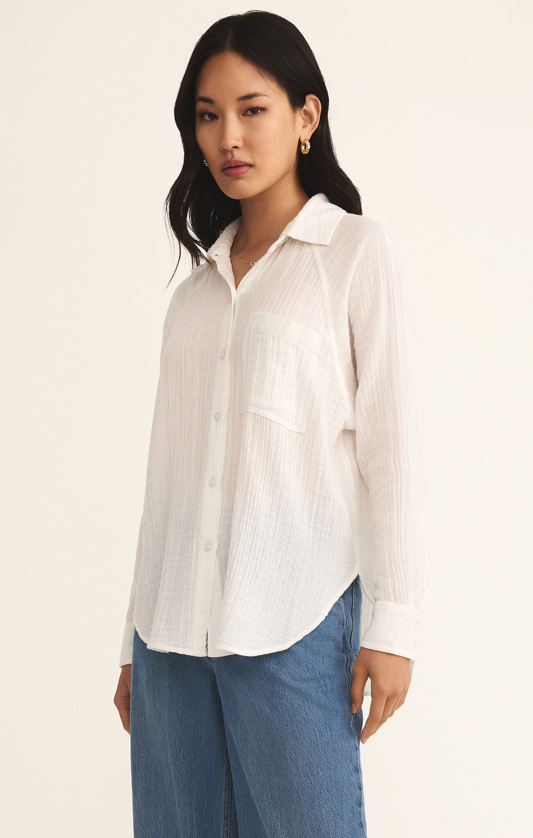 Z Supply The Perfect Airy Top in White