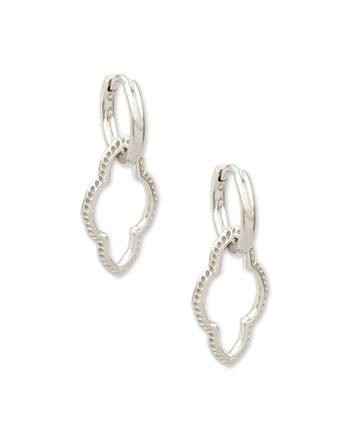 Kendra Scott Abbie Huggie Earrings in Silver