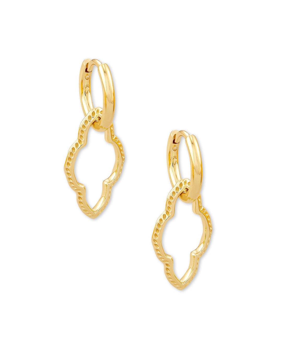 Kendra Scott Abbie Huggie Earrings in Gold