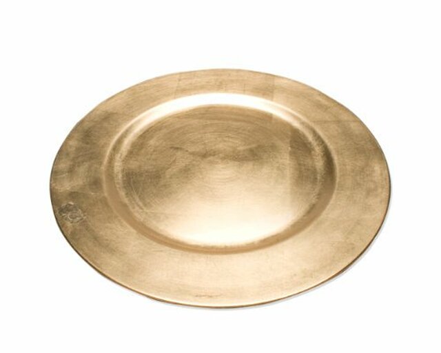 Tag Gold Metallic Charger Plate
