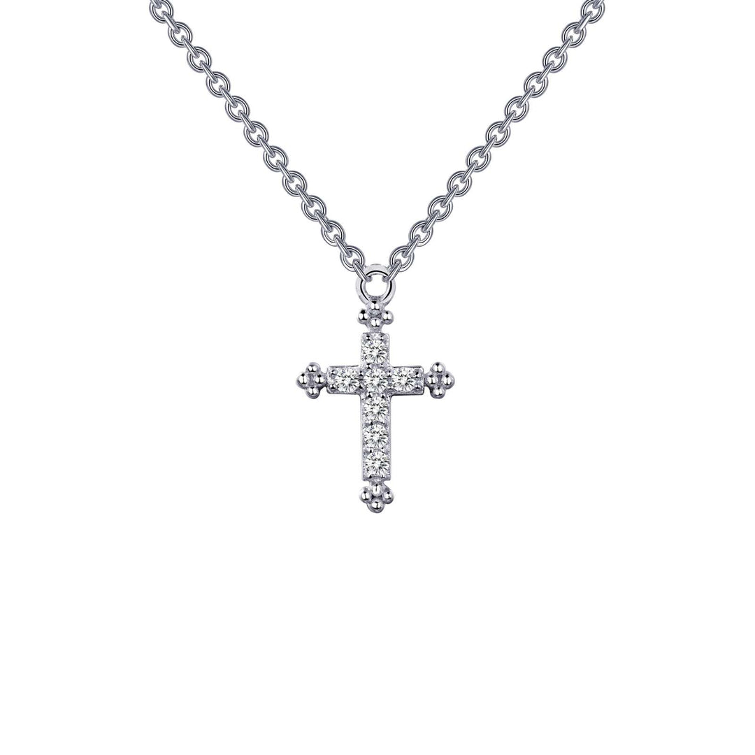 Lafonn 0.07 CTW Cross Necklace in Silver