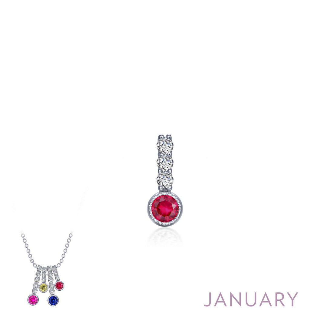 Lafonn January Birthstone Love Pendant