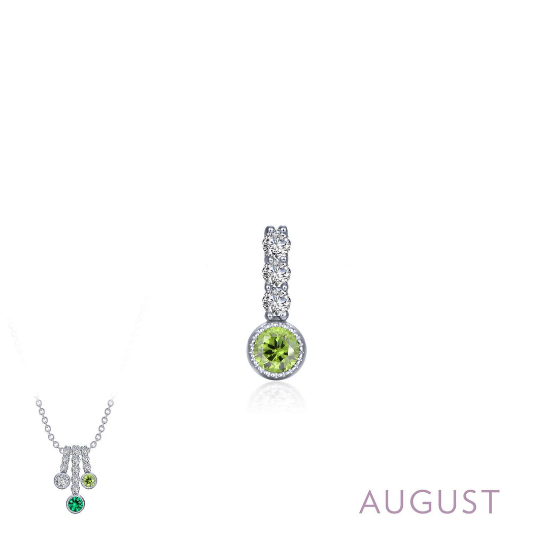 Lafonn August Birthstone Love Pendant