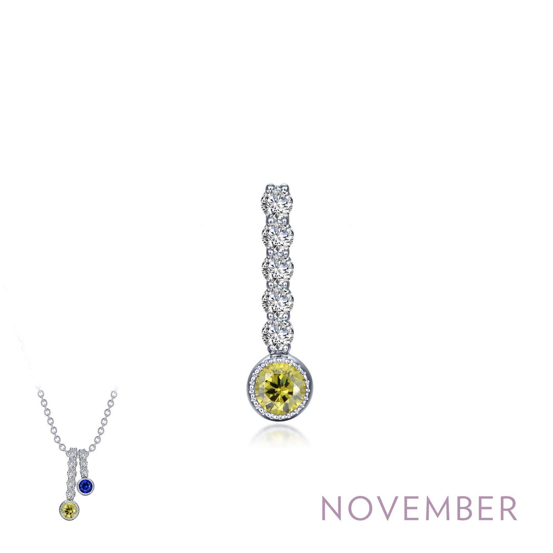 Lafonn November Birthstone Love Pendant (large)