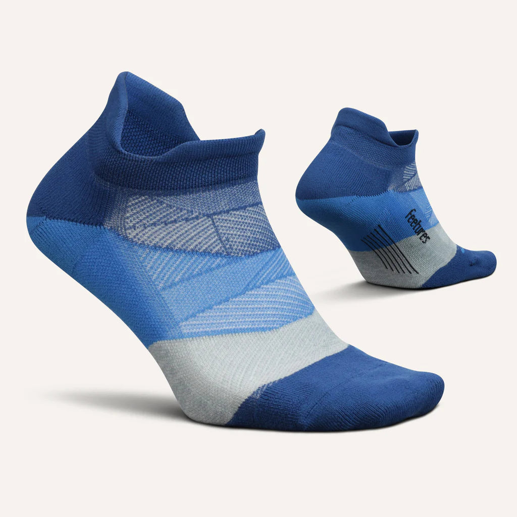 Feetures Elite Ultra Light No Show Tab Sock in Buckle Up Blue