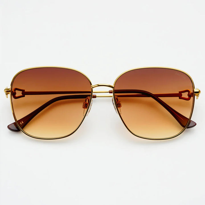 FREYRS Lea Fashion Sunglasses in Gold