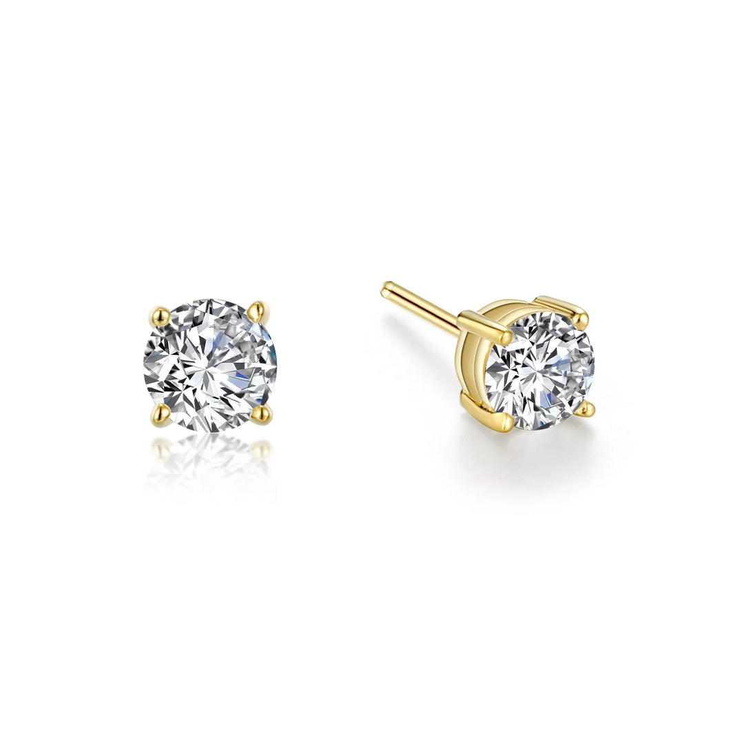 Lafonn 1.5 CTW Stud Earrings in Gold