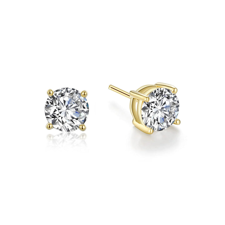 Lafonn 2 CTW Stud Earrings in Gold