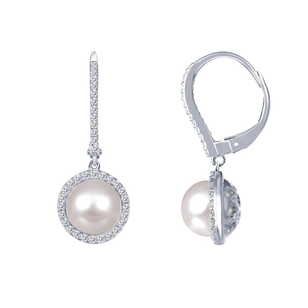 Lafonn Cultured Freshwater Pearl Dangle Earrings