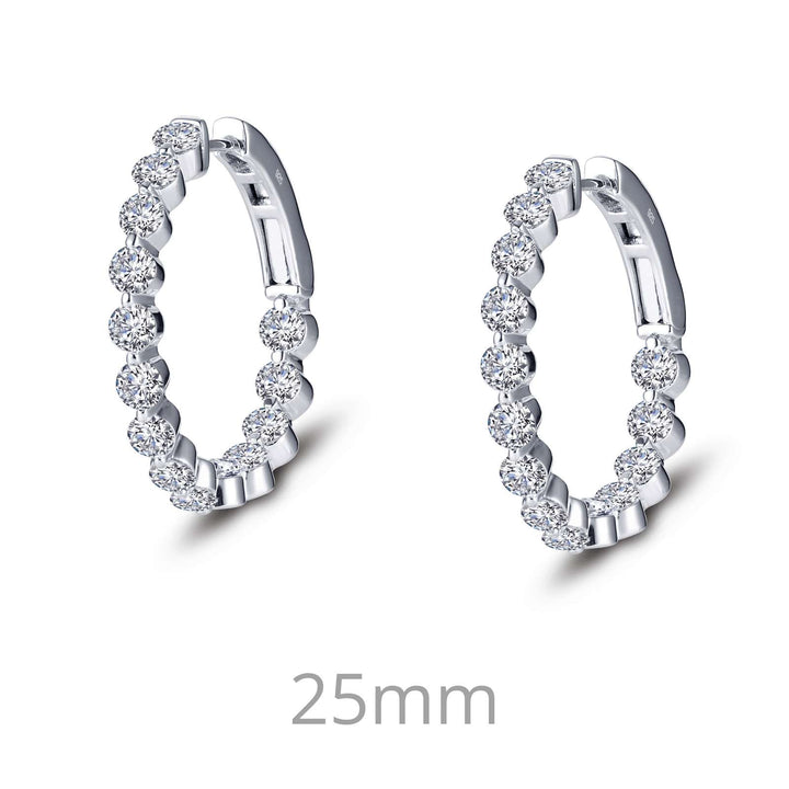 Lafonn 25 mm Hoop Earrings