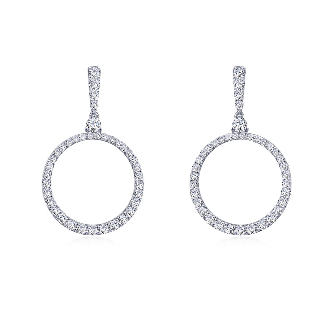 Lafonn Open Circle Drop Earrings