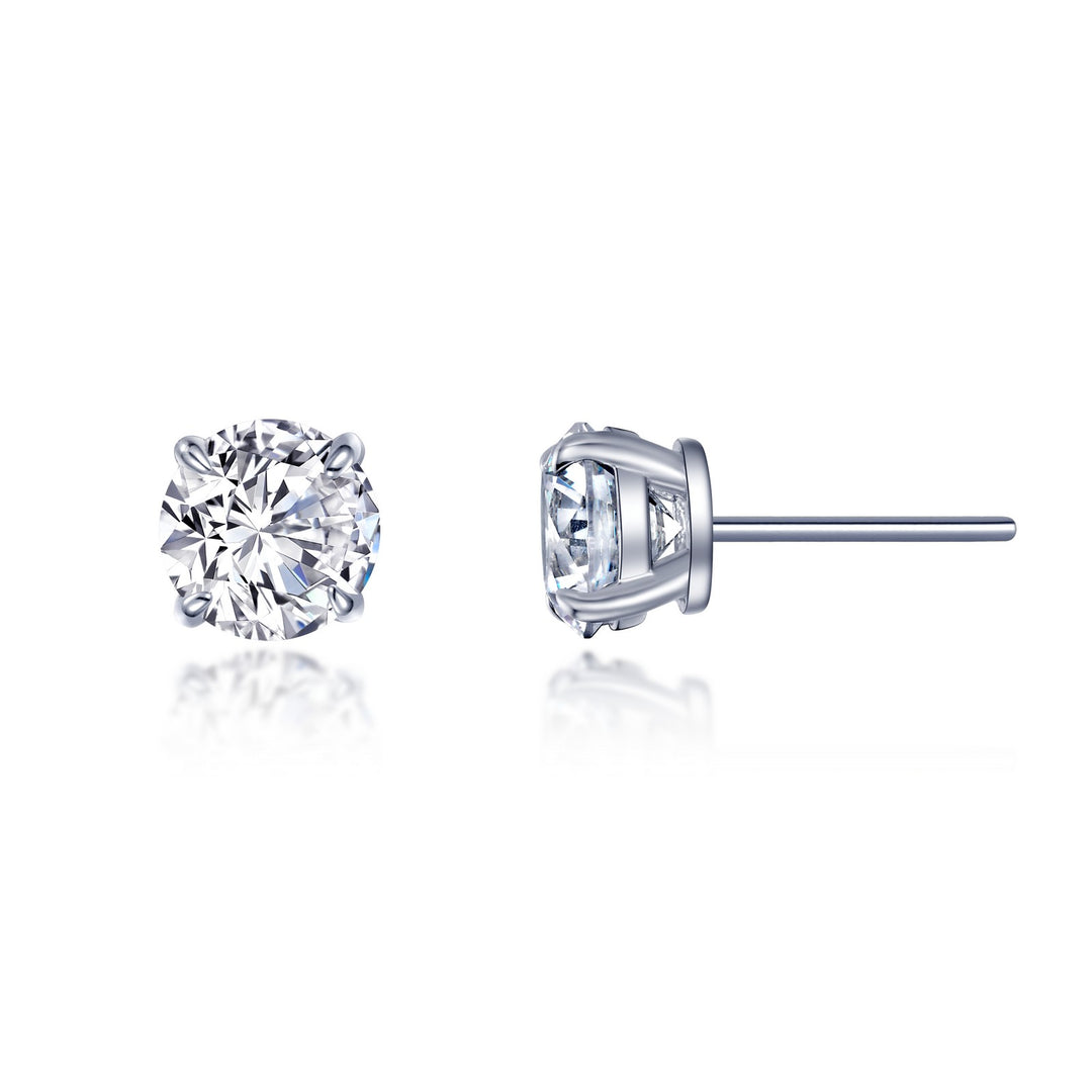 Lafonn Solitaire Round Stud Earrings