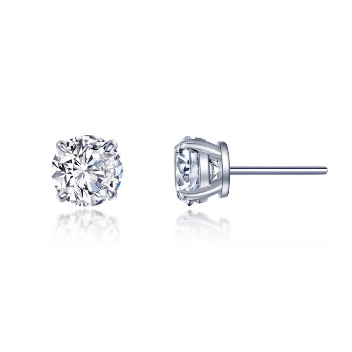 Lafonn Solitaire Round Stud Earrings