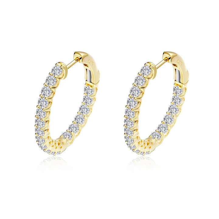 Lafonn 16 mm x 20 mm Oval Hoop Earrings