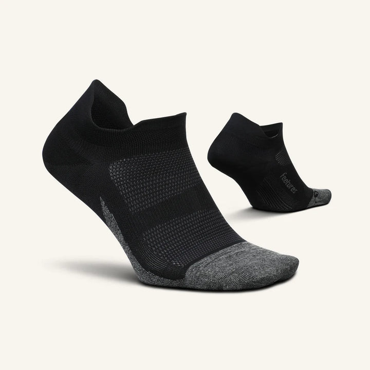 Feetures Elite Ultra Light No Show Tab Sock in Black