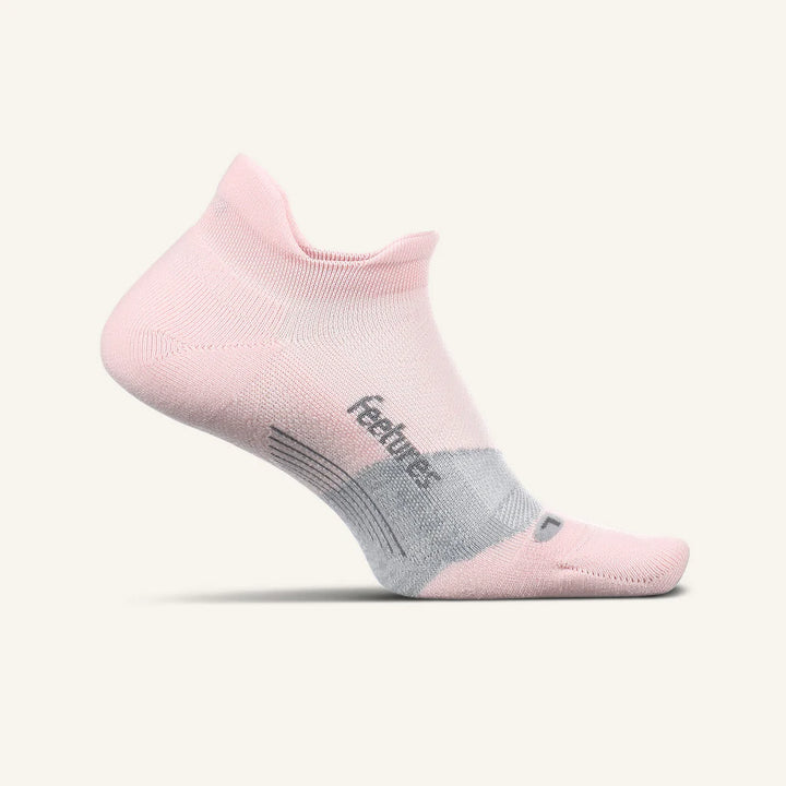 Feetures Elite Ultra Light No Show Tab Sock in Propulsion Pink