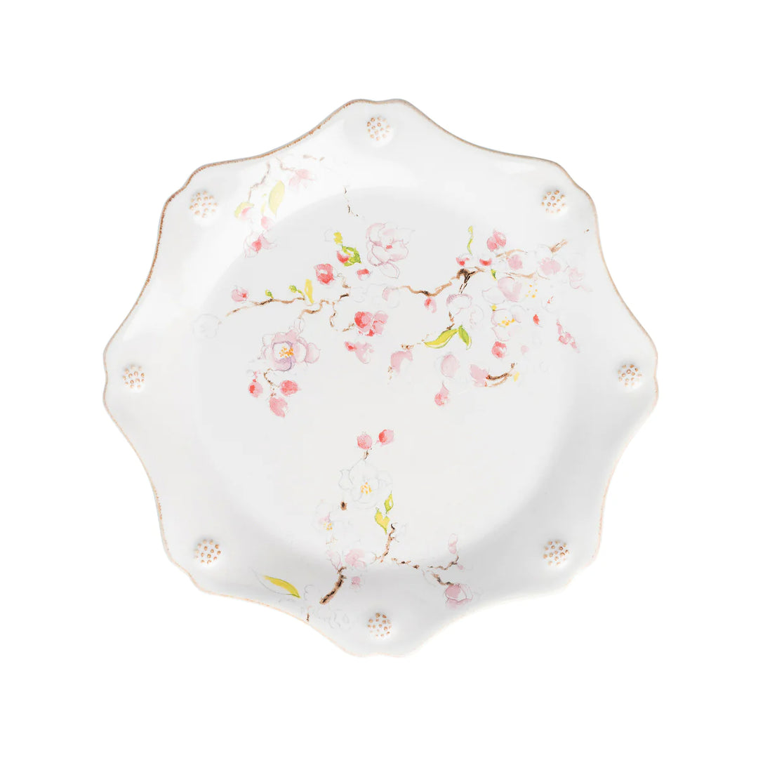 Juliska Berry & Thread Floral Sketch Salad Plate - Cherry Blossom