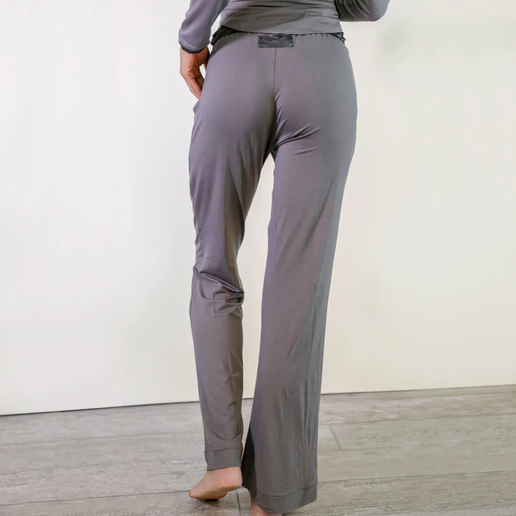 Faceplant Dreams Bamboo® Pajama Pants in Earl Grey