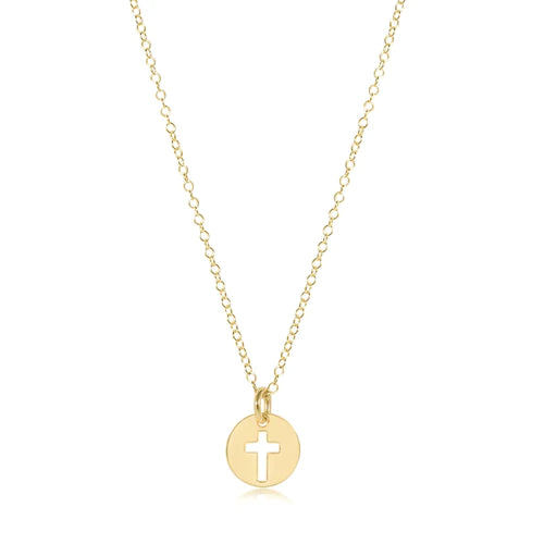 enewton 16" necklace gold - blessing small gold charm