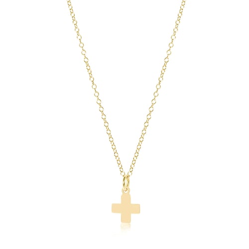 enewton 16" necklace gold - signature cross gold charm