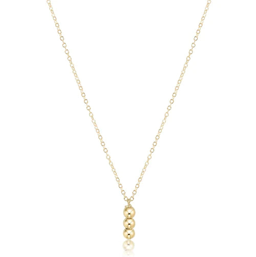 enewton 16" necklace gold - joy gold charm