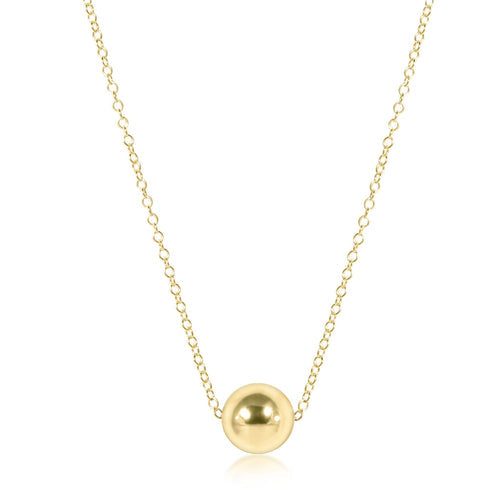 Enewton 16" necklace gold - classic 8mm gold