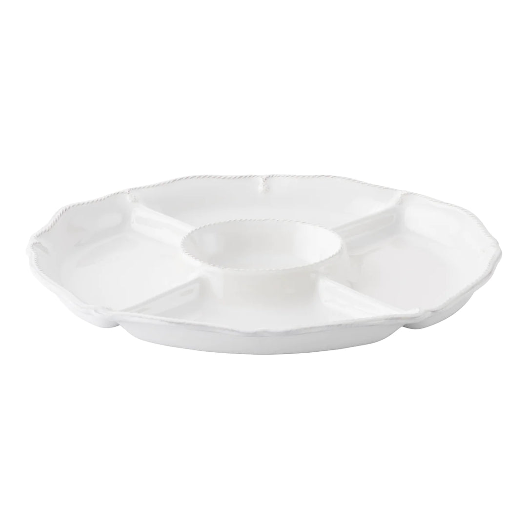 Juliska Berry & Thread Crudité Platter - Whitewash