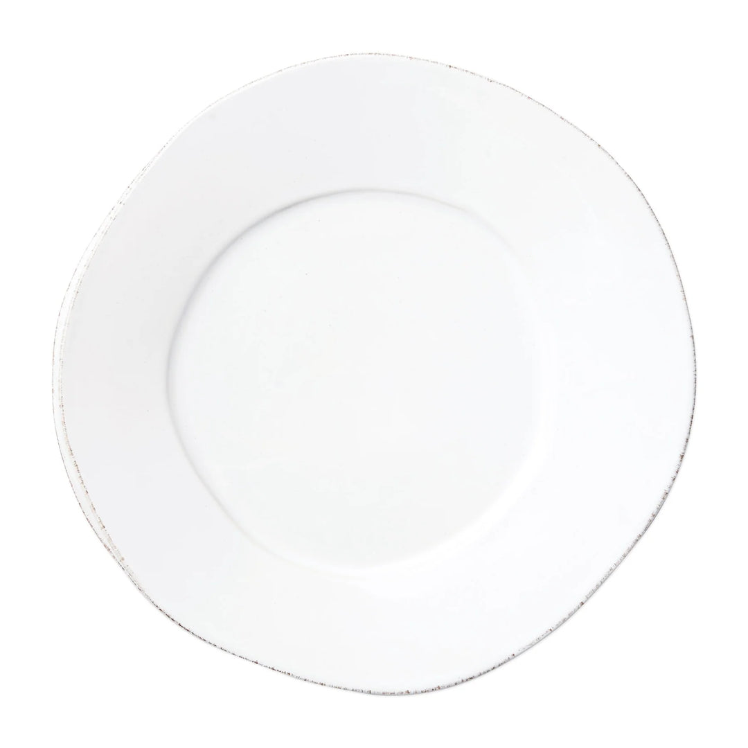 VIETRI LASTRA DINNER PLATE IN WHITE
