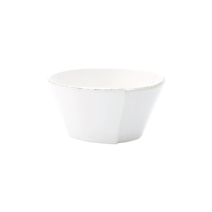 VIETRI LASTRA STACKING CEREAL BOWL IN WHITE