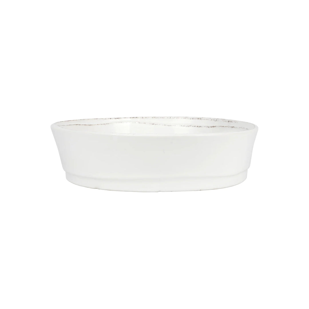 VIETRI LASTRA WHITE PIE DISH IN WHITE