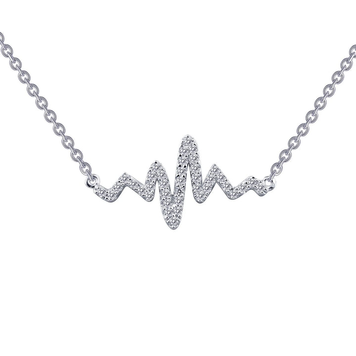 Lafonn 0.39 CTW Heartbeat Necklace