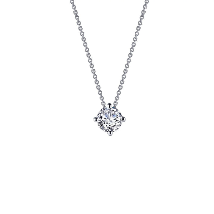 Lafonn 1.0 CTW Solitaire Necklace in Silver