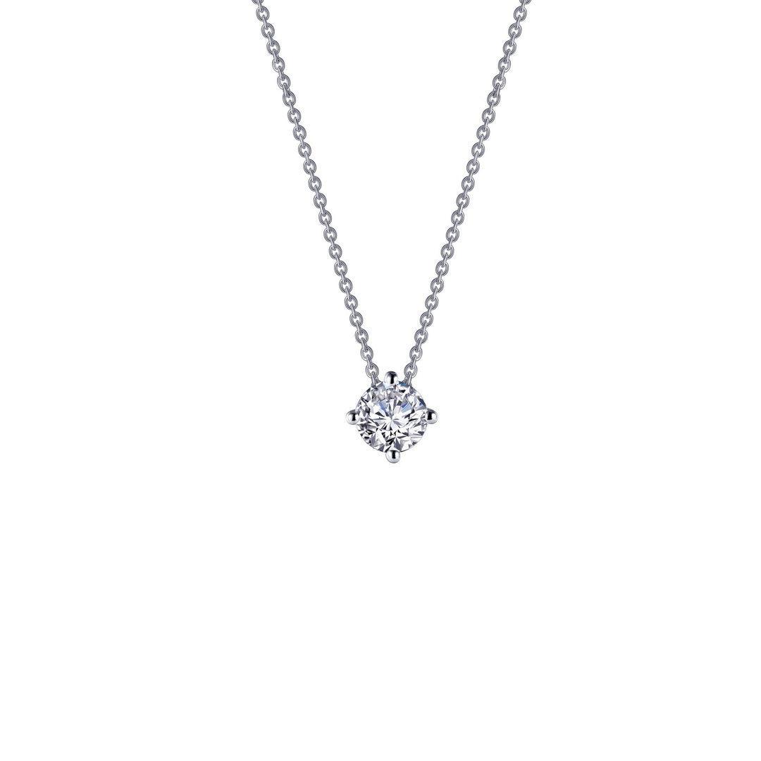 Lafonn 0.50 CTW Solitaire Necklace in Silver