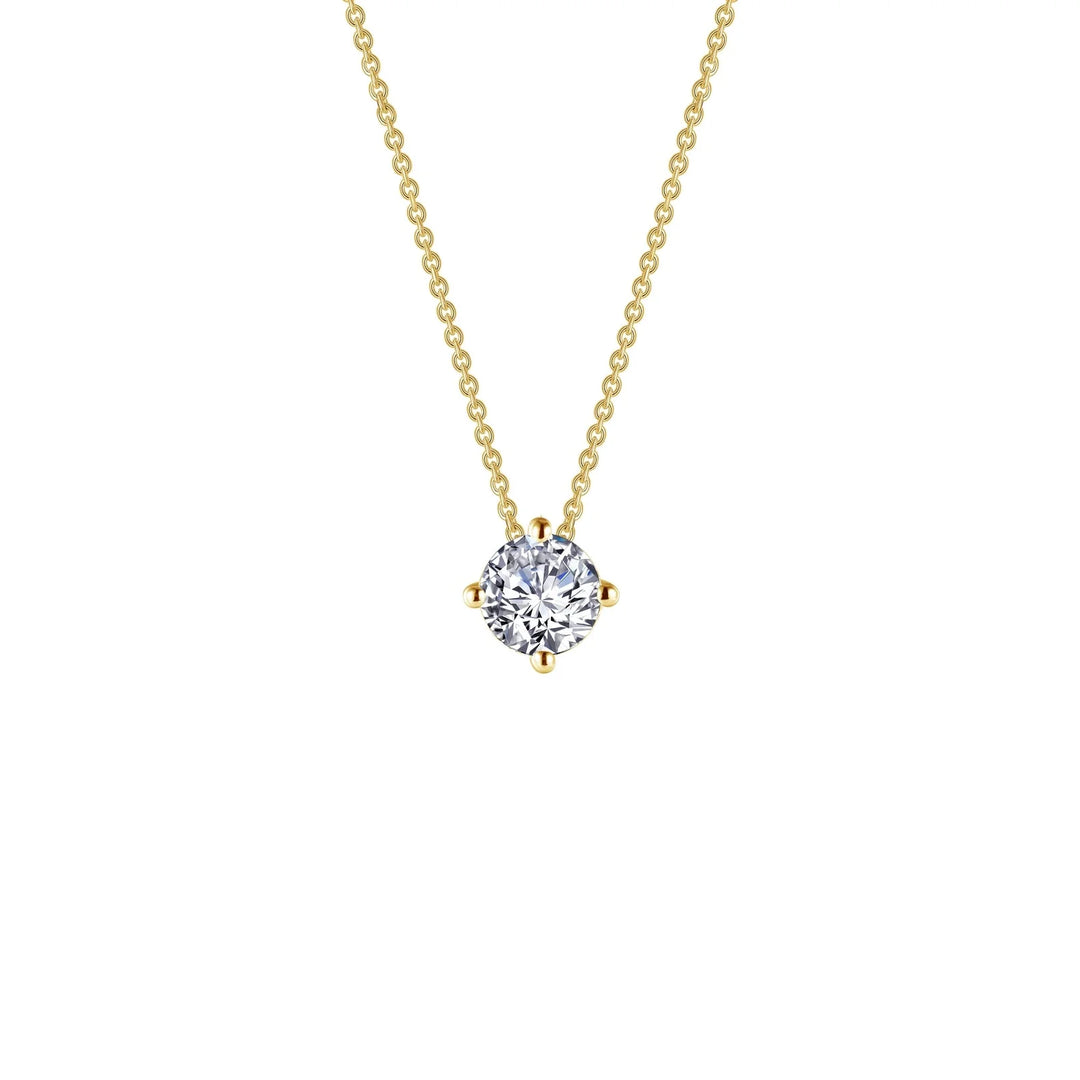 Lafonn 0.85 CTW Solitaire Necklace in Gold