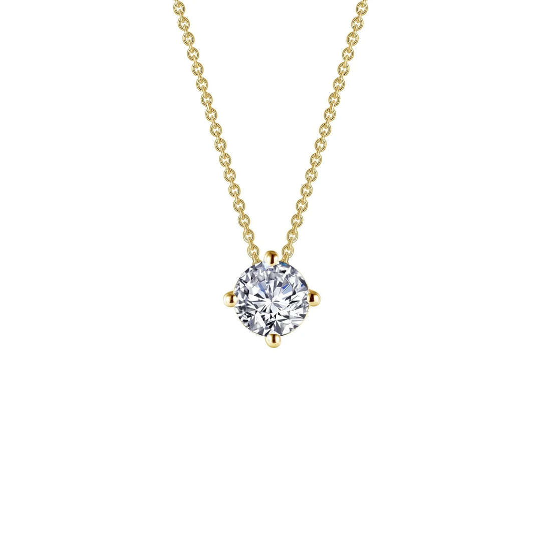 Lafonn 1.5 CTW Solitaire Necklace in Gold