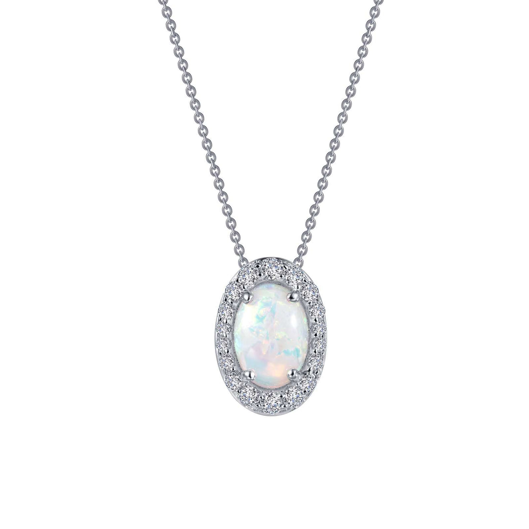 Lafonn Classic Halo Pendant Necklace