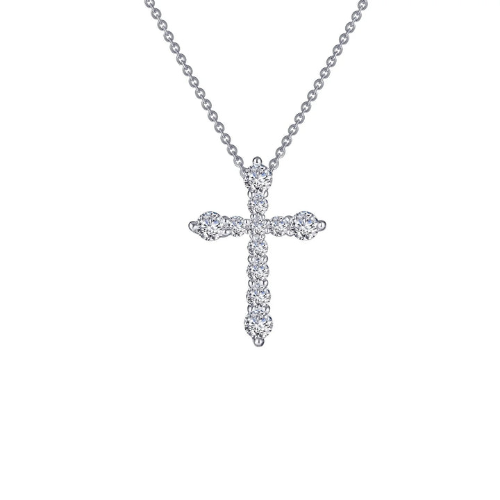 Lafonn 0.67 CTW Cross Pendant Necklace in Silver