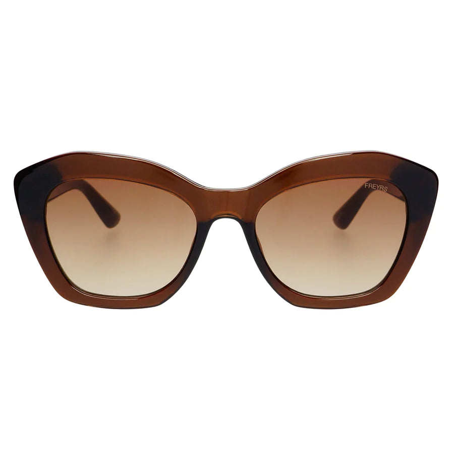 FREYRS PAULINA SUNGLASSES IN BROWN